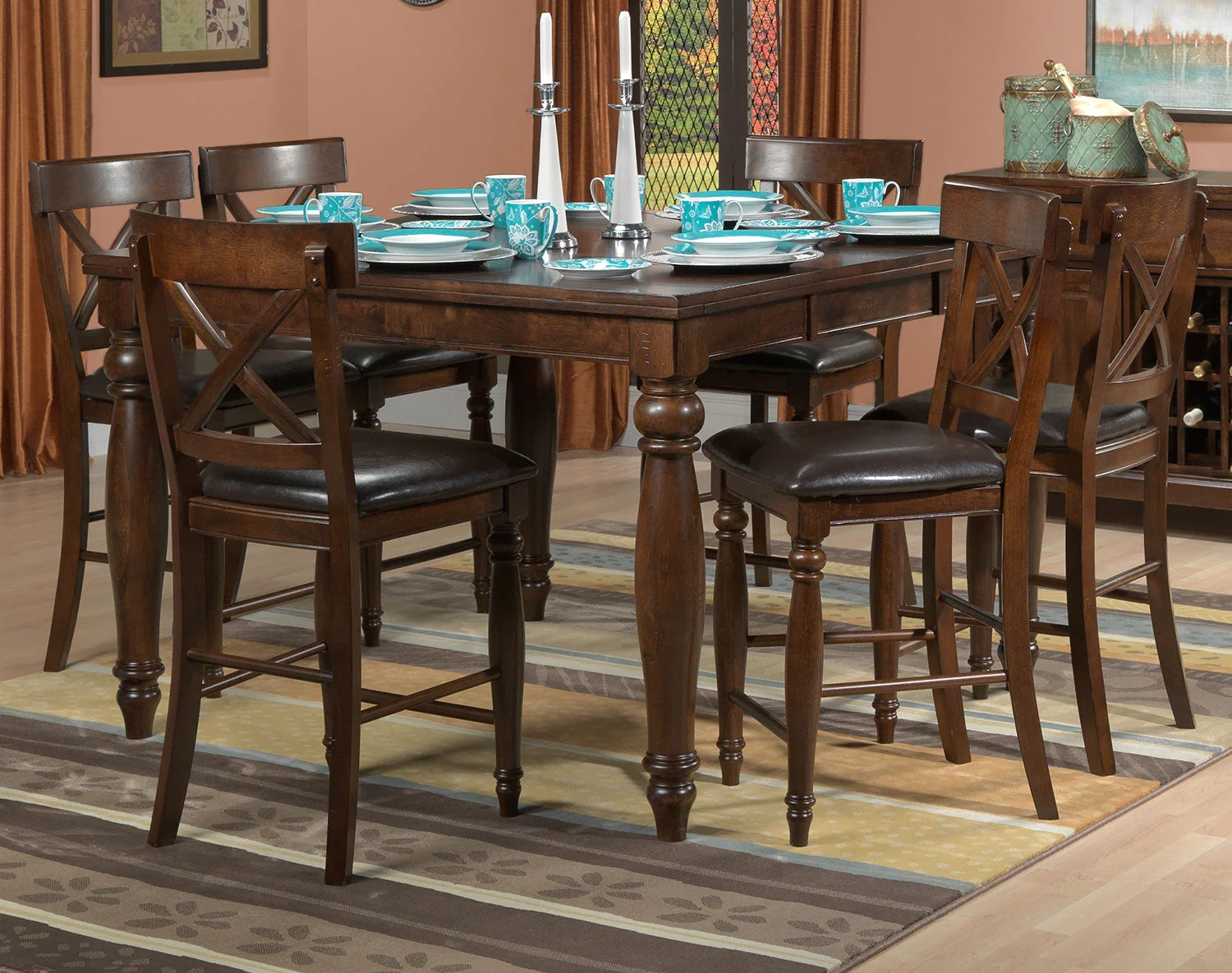 Kingstown Counter Height Stool - Chocolate - Image 2