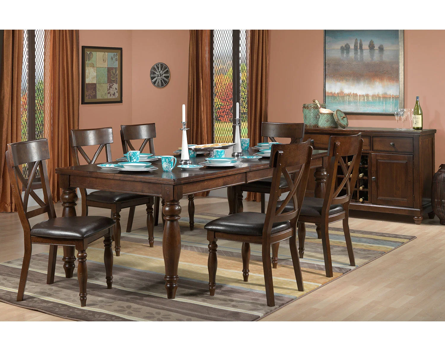 Kingstown Extendable Dining Table - Chocolate - Image 3