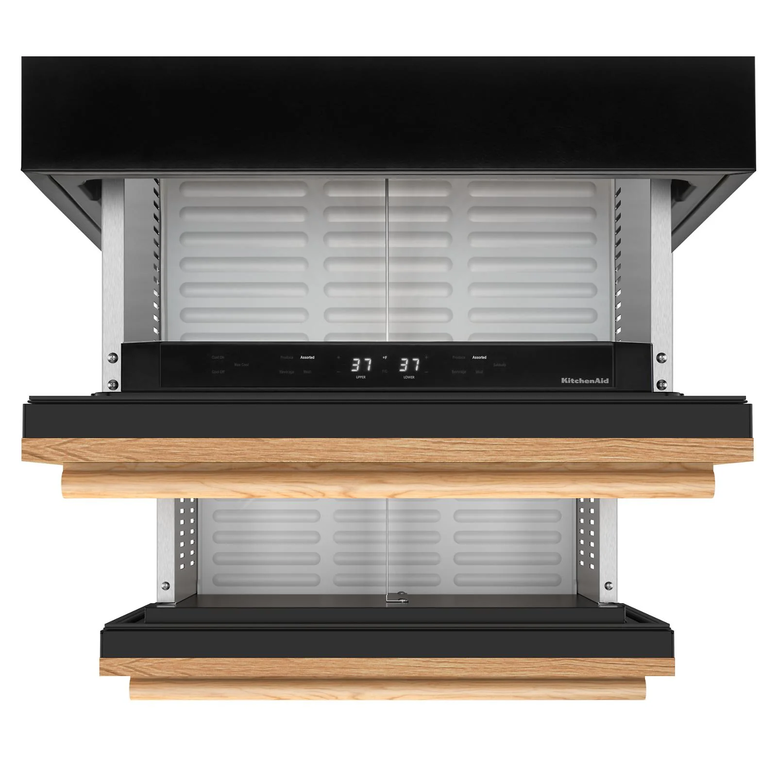 KitchenAid 24" 4.4 Cu. Ft. Panel-Ready Undercounter Double-Drawer Refrigerator - KURT524SPA - Image 6
