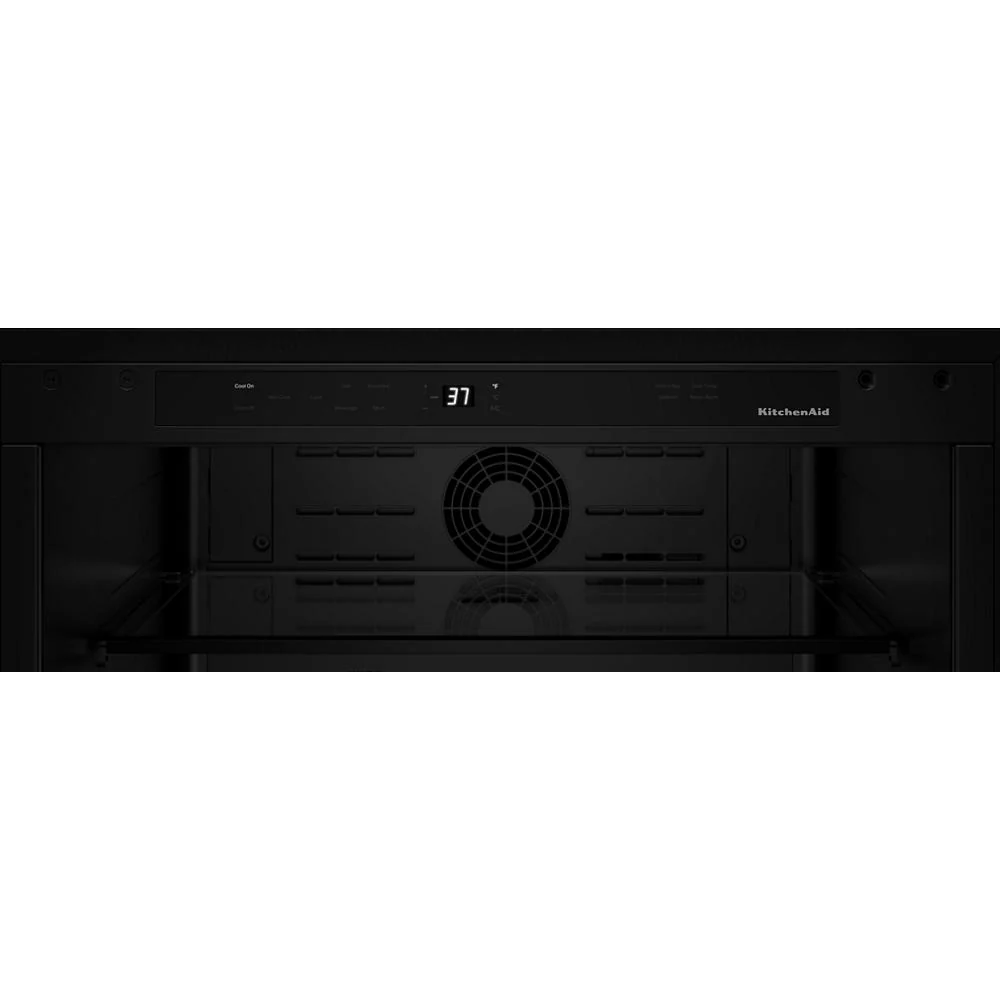 KitchenAid 24" 5.0 Cu. Ft. Black Cabinet/Stainless Doors Undercounter Refrigerator - KURL124SSB - Image 7