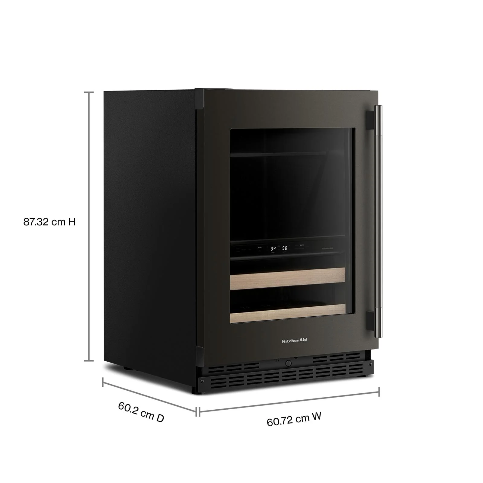 KitchenAid 24" 5.0 Cu. Ft. Black Ore Undercounter Refrigerator - KUBL524SBE - Image 12