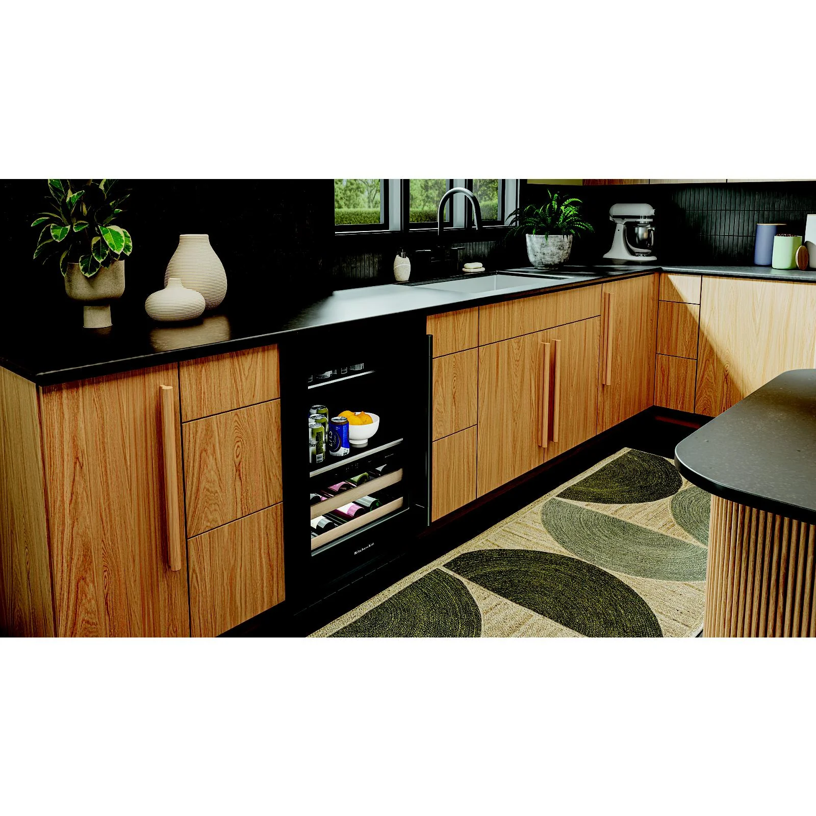 KitchenAid 24" 5.0 Cu. Ft. Black Ore Undercounter Refrigerator - KUBL524SBE - Image 2