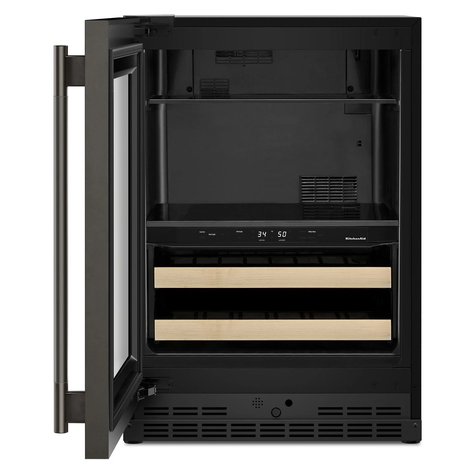 KitchenAid 24" 5.0 Cu. Ft. Black Ore Undercounter Refrigerator - KUBL524SBE - Image 4