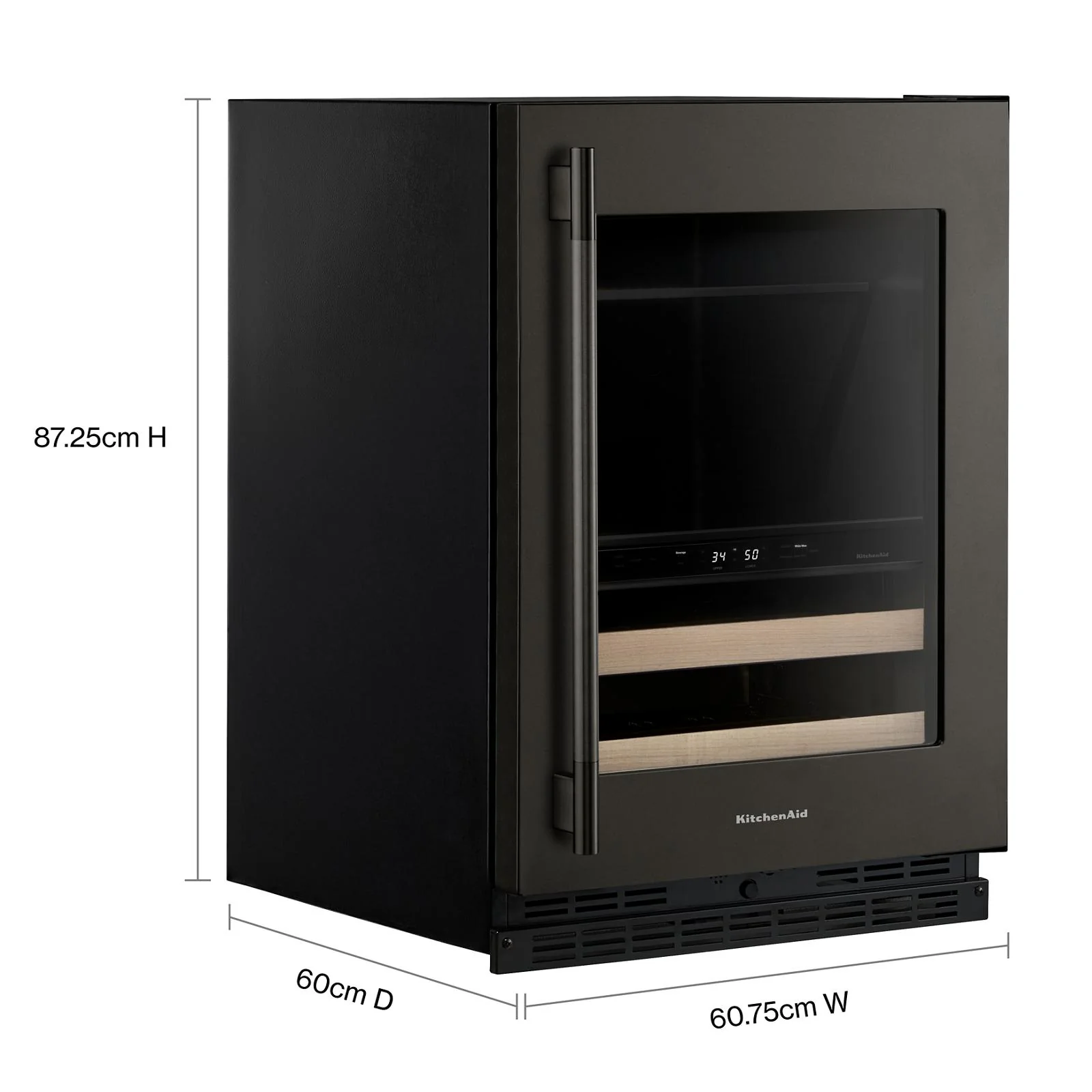 KitchenAid 24" 5.0 Cu. Ft. Black Ore Undercounter Refrigerator - KUBR524SBE - Image 12
