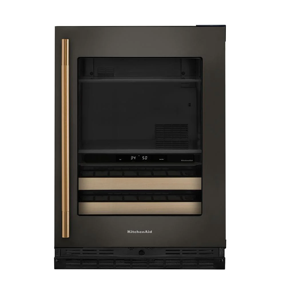 KitchenAid 24" 5.0 Cu. Ft. Black Ore Undercounter Refrigerator - KUBR524SBE - Image 7