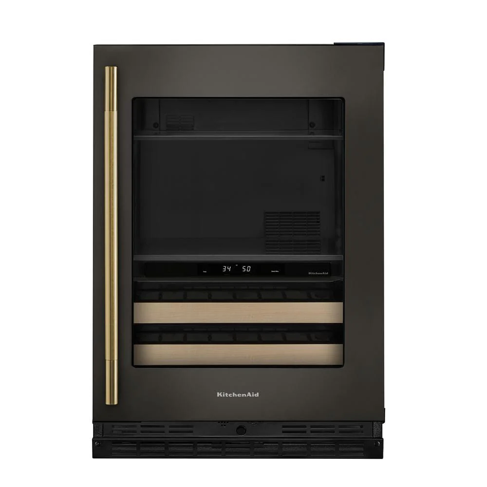 KitchenAid 24" 5.0 Cu. Ft. Black Ore Undercounter Refrigerator - KUBR524SBE - Image 8