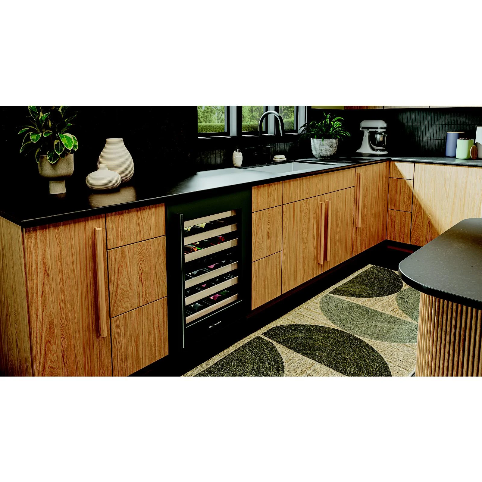 KitchenAid 24" 5.0 Cu. Ft. Black Ore Undercounter Refrigerator - KUWR524SBE - Image 2