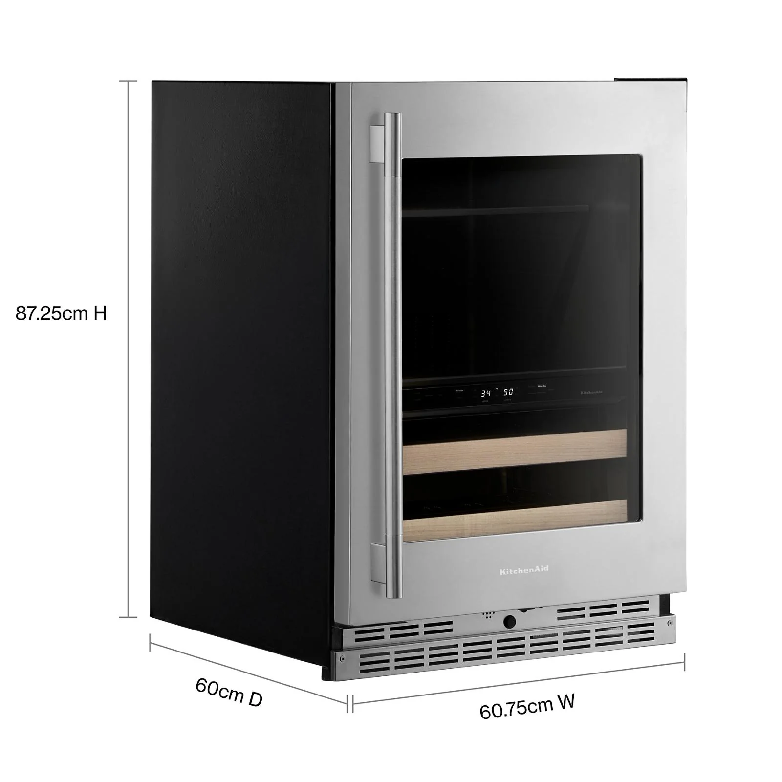 KitchenAid 24" 5.0 Cu. Ft. PrintShield Stainless Steel Undercounter Refrigerator - KUBL524SPS - Image 12