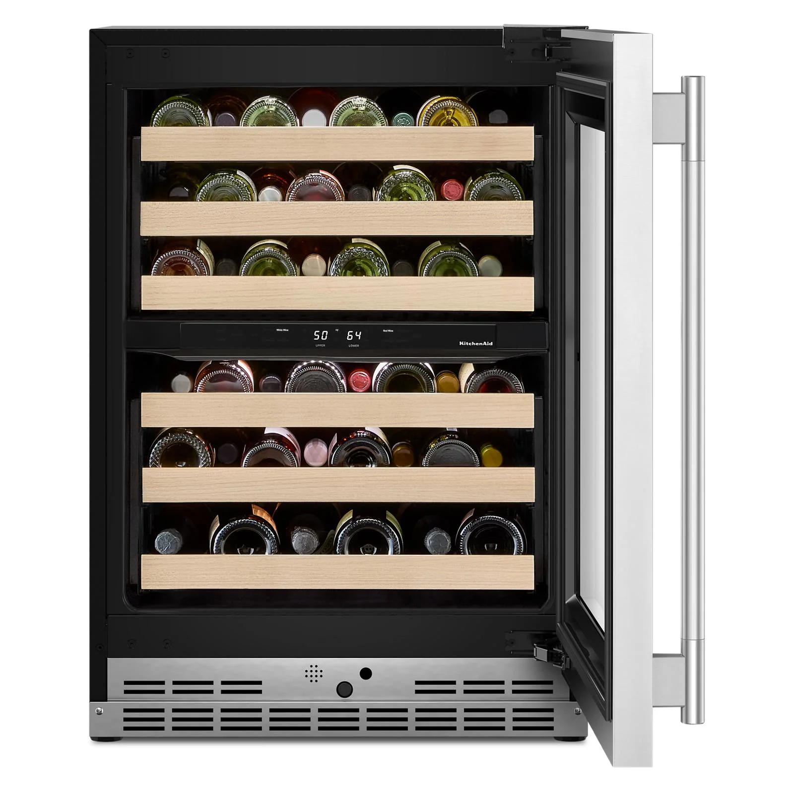 KitchenAid 24" 5.0 Cu. Ft. PrintShield Stainless Steel Undercounter Refrigerator - KUWR524SPS - Image 8