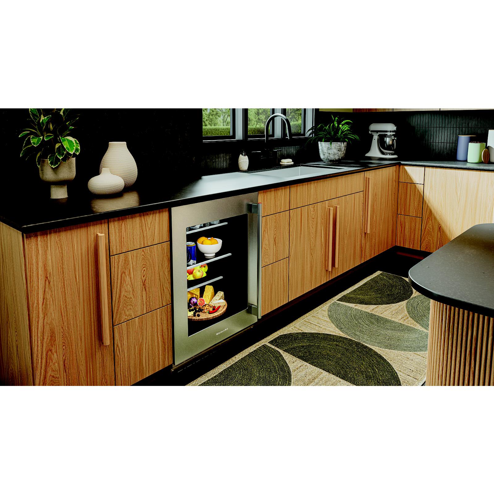 KitchenAid 24" 5.2 Cu. Ft. PrintShield Stainless Steel Undercounter Refrigerator - KURL524SPS - Image 2