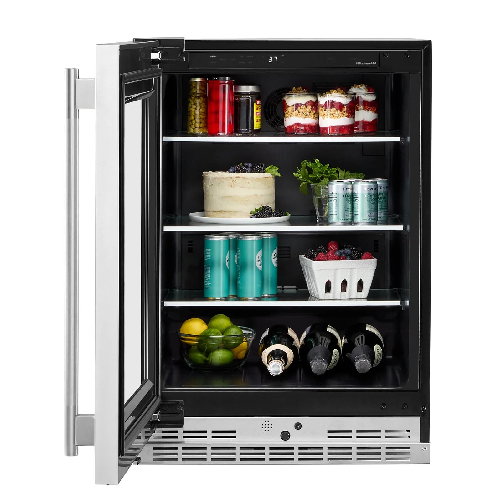 KitchenAid 24" 5.2 Cu. Ft. PrintShield Stainless Steel Undercounter Refrigerator - KURL524SPS - Image 5