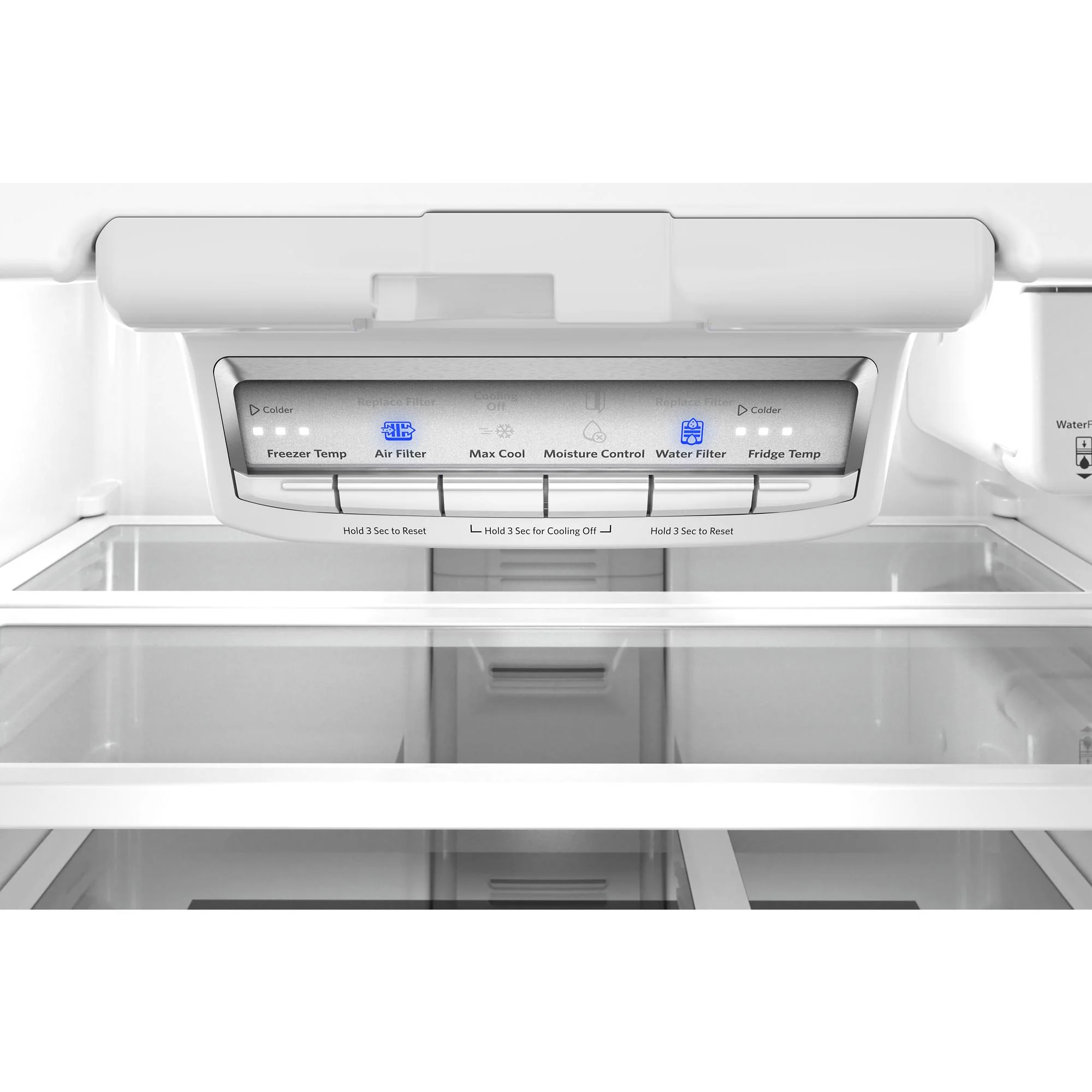 KitchenAid 30" 20.0 Cu. Ft. PrintShield Stainless Steel Standard Depth French Door Refrigerator - KRFF330SPS - Image 8