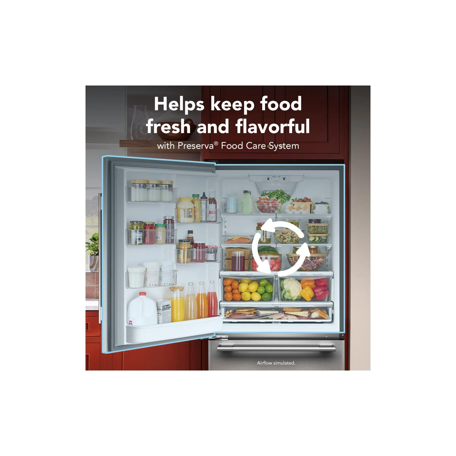 KitchenAid 33" 22.0 Cu. Ft. PrintShield Stainless Steel Bottom Mount Refrigerator - KRBL133SPS - Image 14