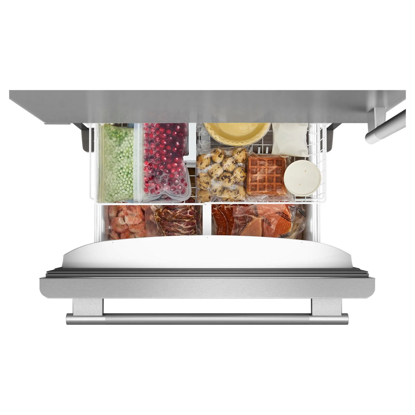 KitchenAid 33" 22.0 Cu. Ft. PrintShield Stainless Steel Bottom Mount Refrigerator - KRBL133SPS - Image 8
