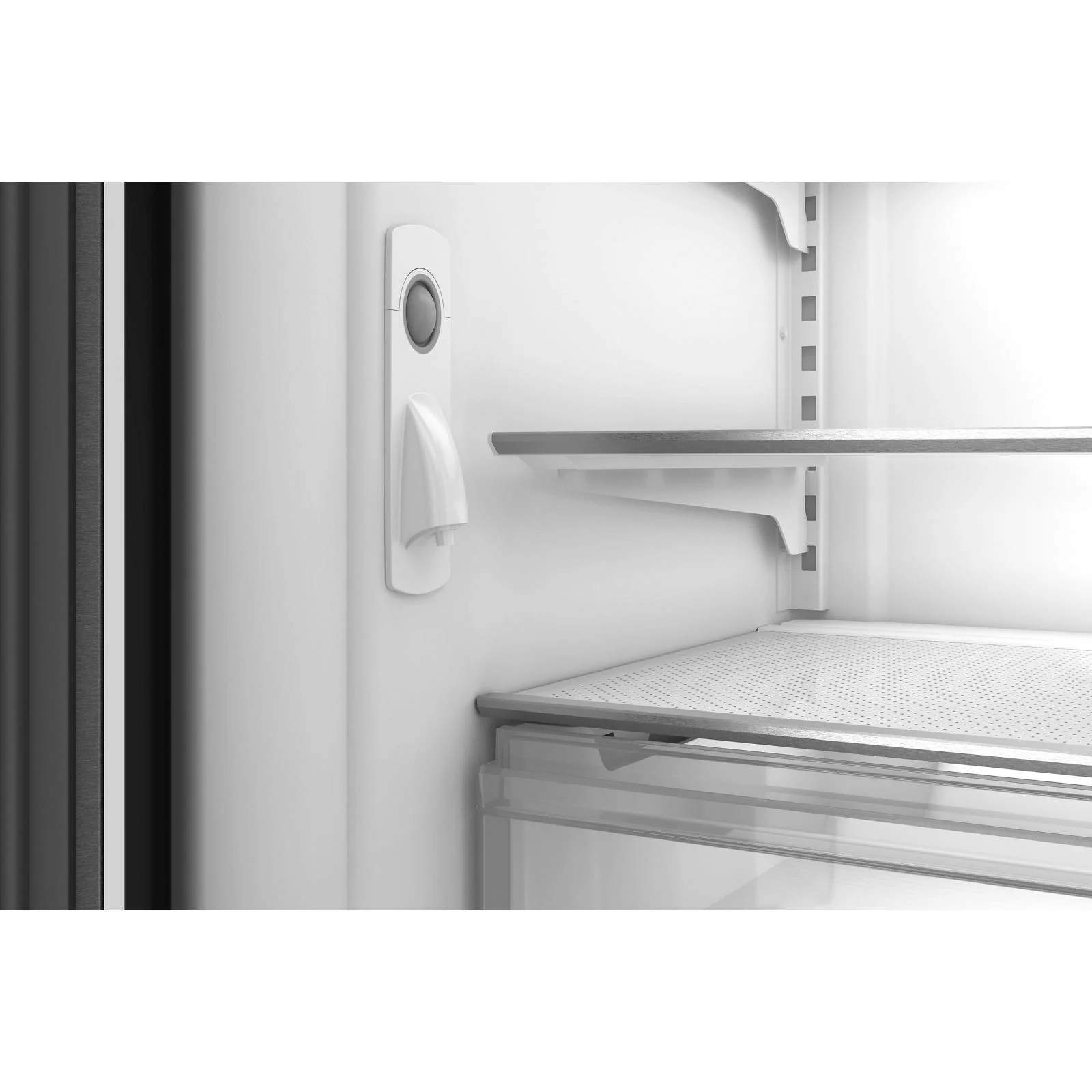 KitchenAid 33" 22.0 Cu. Ft. PrintShield Stainless Steel Standard Depth French Door Refrigerator - KRFF333SPS - Image 8
