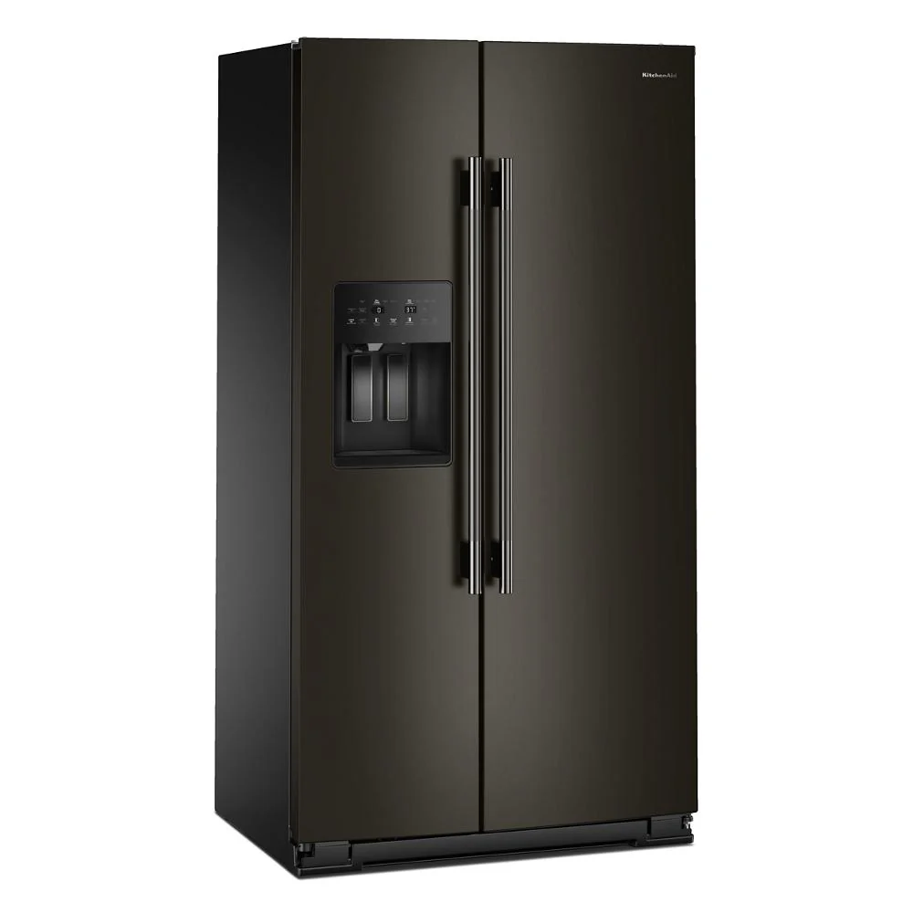 KitchenAid 36" 20.8 Cu. Ft. Black Ore Counter-Depth Side-by-Side Refrigerator - KRSC536RBE - Image 4