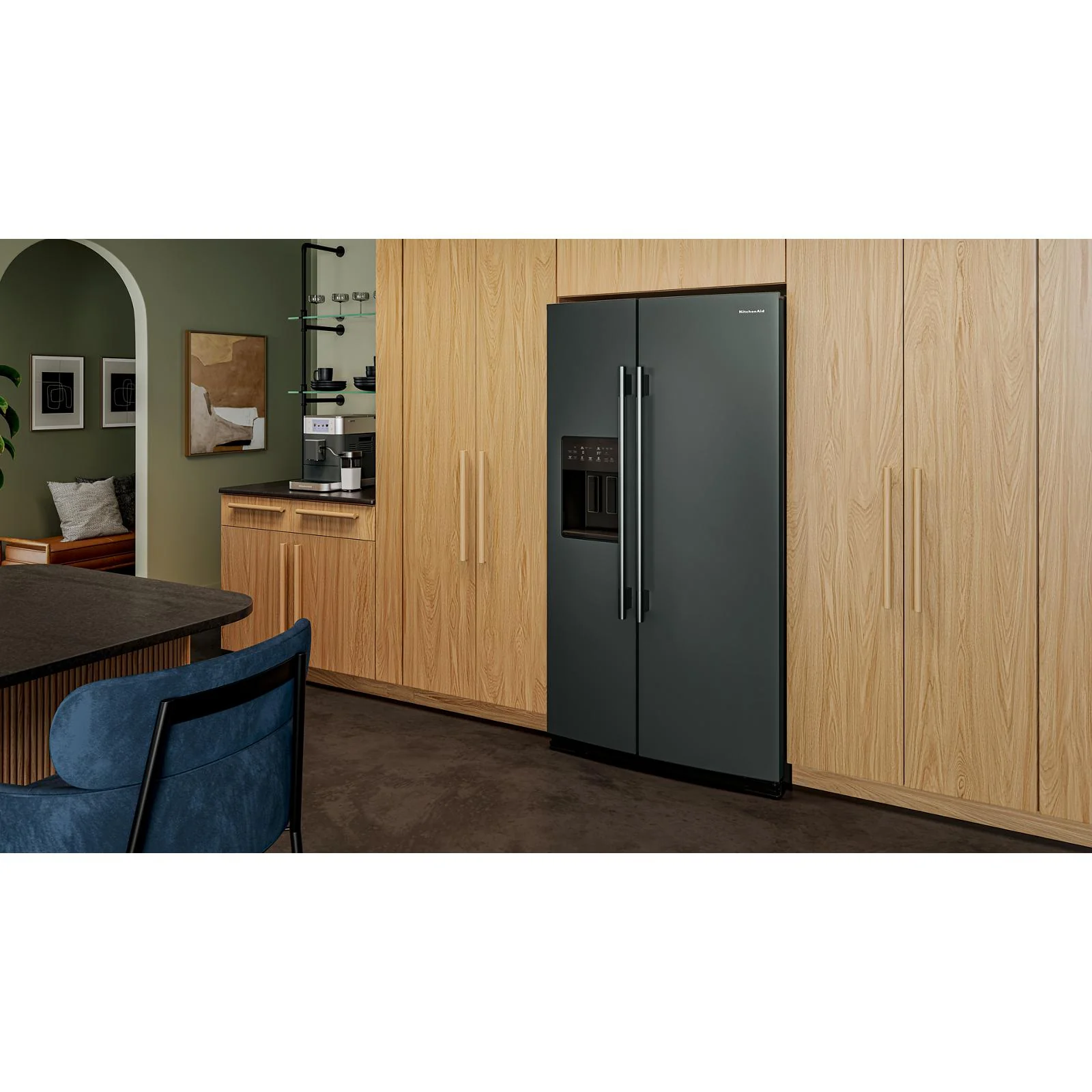 KitchenAid 36" 20.8 Cu. Ft. Juniper Counter-Depth Side-by-Side Refrigerator - KRSC536RJP - Image 2