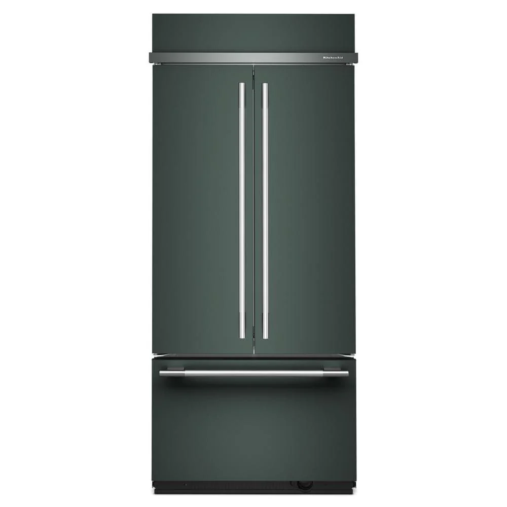 KitchenAid 36" 20.8 Cu. Ft. Juniper Built-In French Door Refrigerator - KBFN536SJP