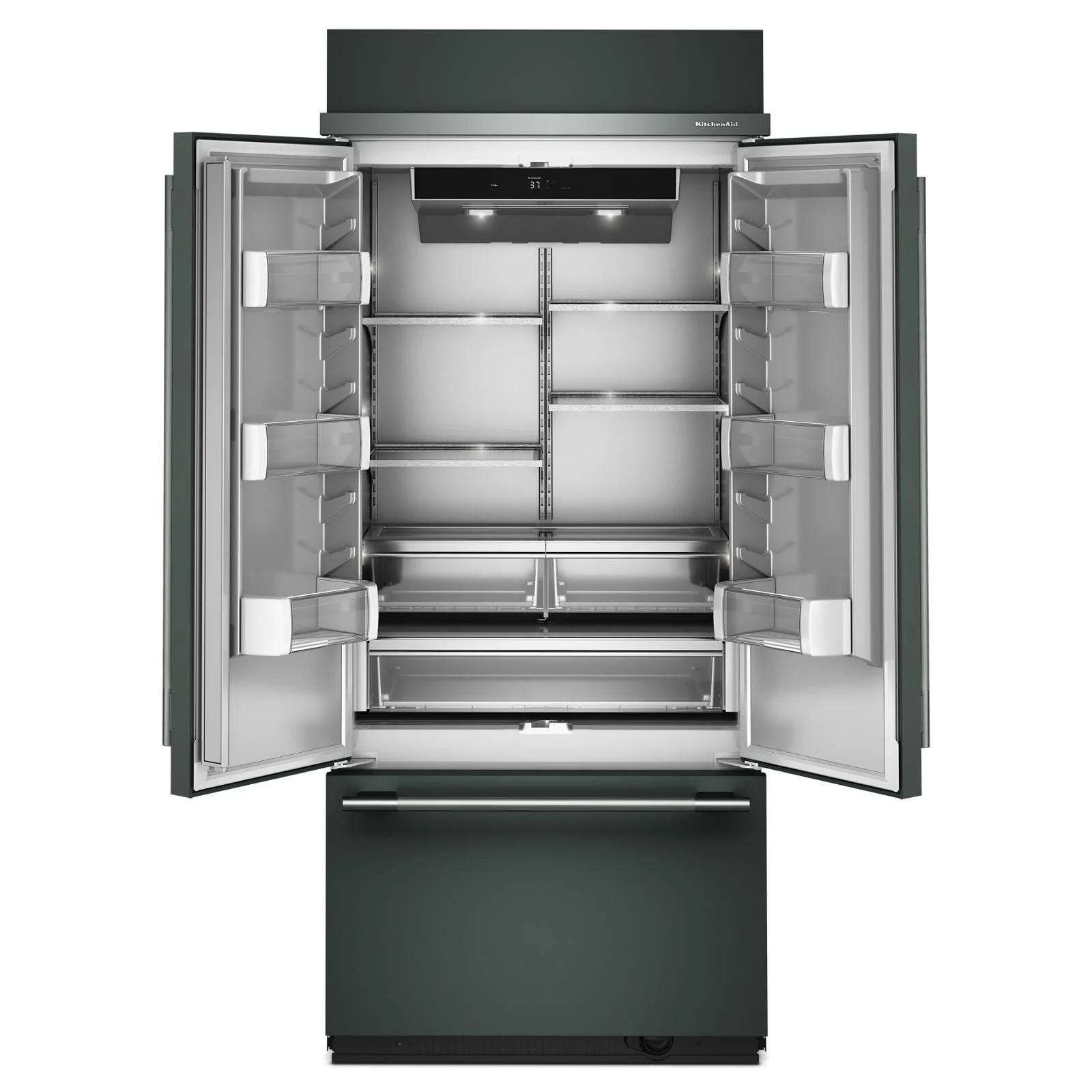 KitchenAid 36" 20.8 Cu. Ft. Juniper Built-In French Door Refrigerator - KBFN536SJP - Image 5