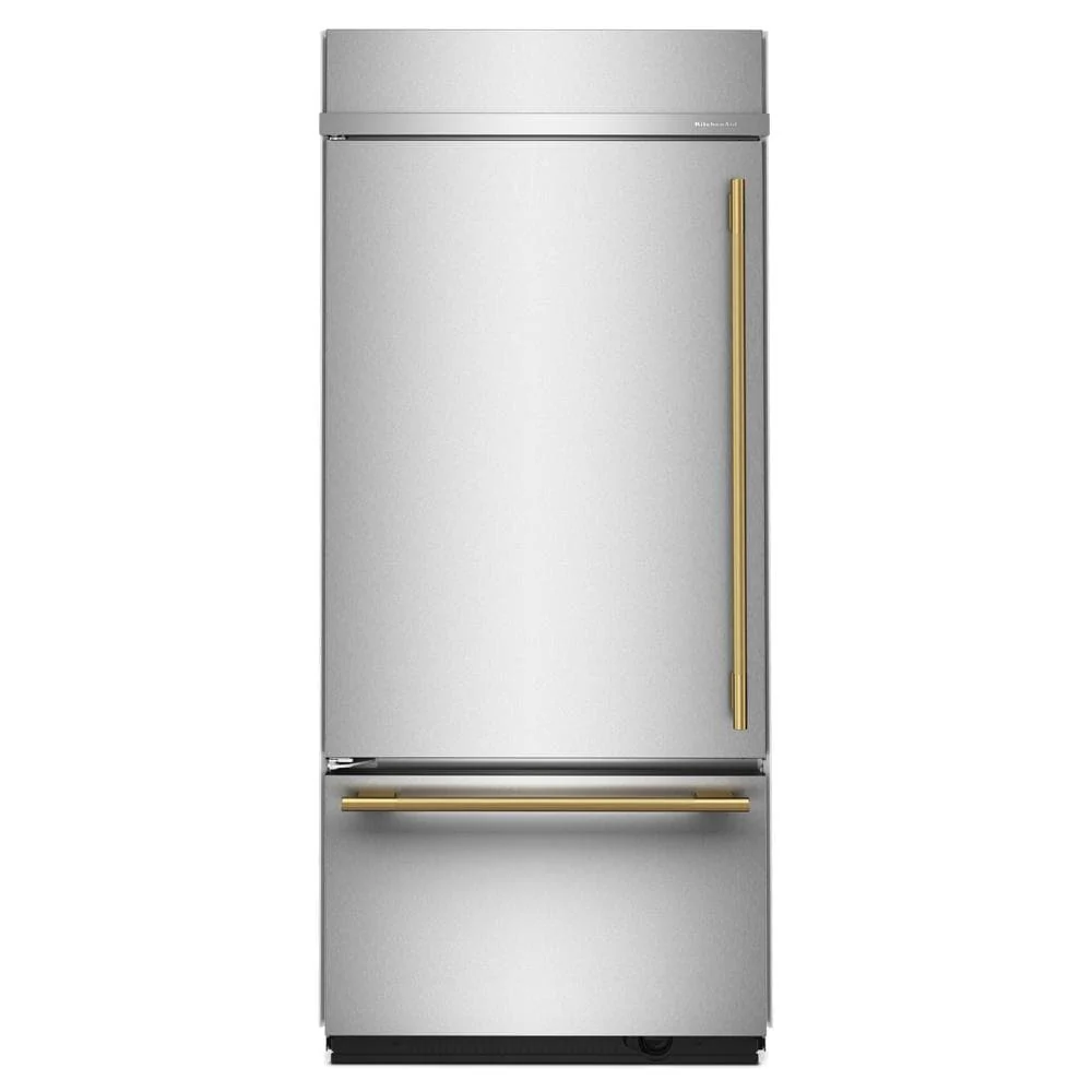 KitchenAid 36" 20.8 Cu. Ft. PrintShield Stainless Steel Built-In Bottom Mount Refrigerator - KBBL336SPS - Image 7