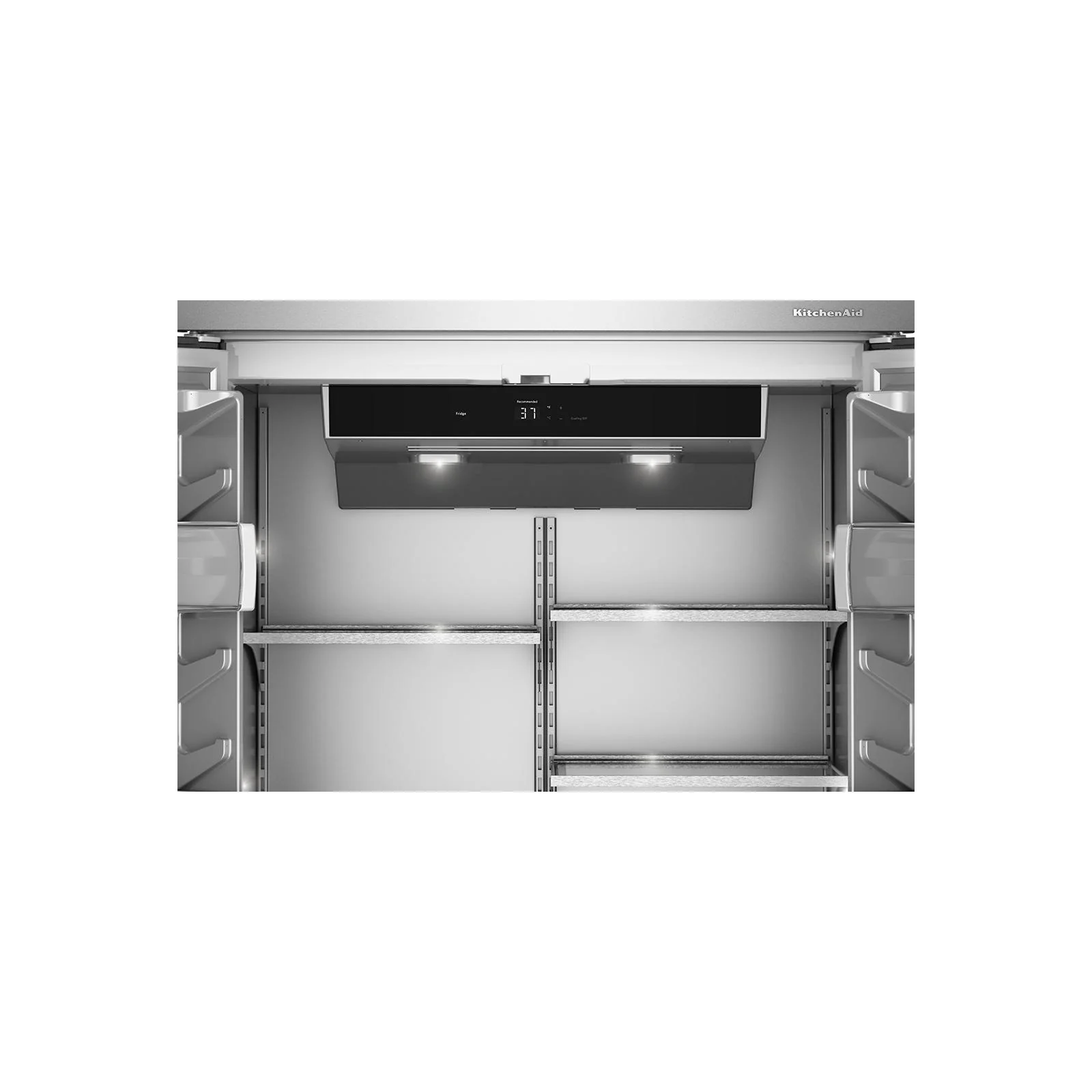 KitchenAid 36" 20.8 Cu. Ft. PrintShield Stainless Steel Built-In French Door Refrigerator - KBFN536SPS - Image 11