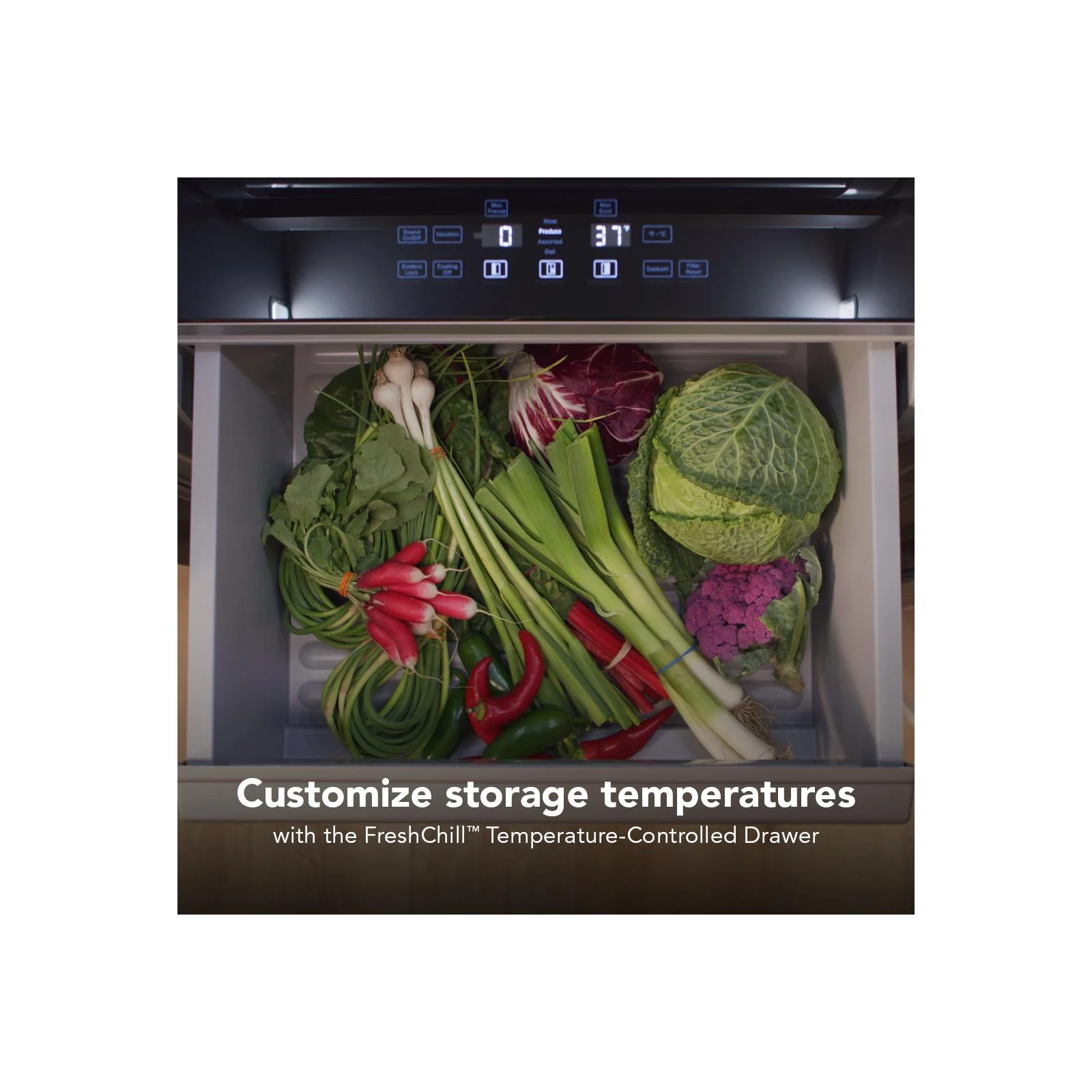 KitchenAid 36" 21.0 Cu. Ft. PrintShield Stainless Steel Built-In Side-by-Side Refrigerator - KBSD736SPS - Image 11