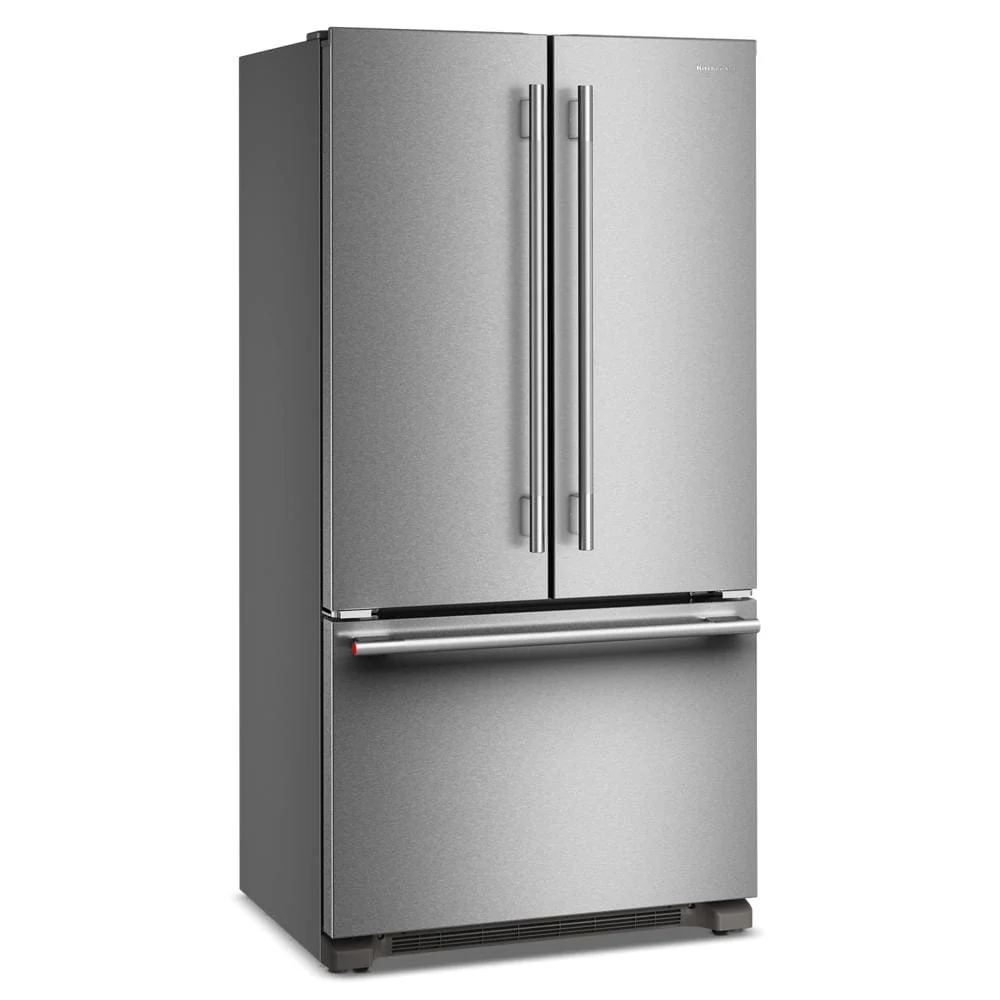 KitchenAid 36" 22.0 Cu. Ft. PrintShield Stainless Steel Counter-Depth French Door Refrigerator - KRFC136TPS - Image 3