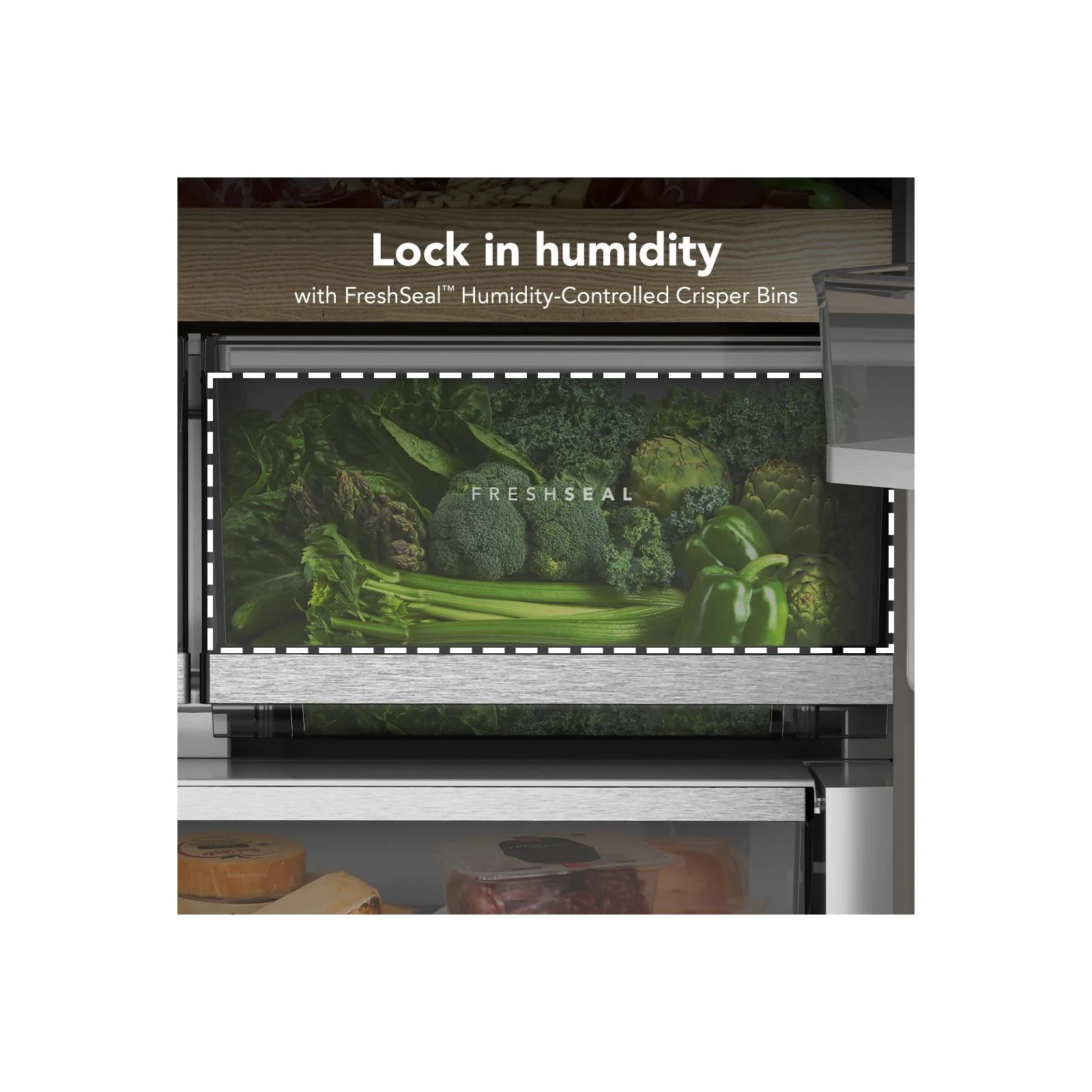 KitchenAid 36" 24.0 Cu. Ft. Black Ore Counter-Depth French Door Refrigerator - KRFC236SBE - Image 10