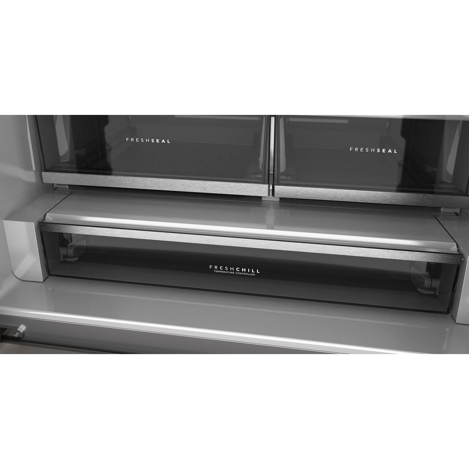 KitchenAid 36" 24.0 Cu. Ft. PrintShield Stainless Steel Counter-Depth French Door Refrigerator - KRFC236SPS - Image 10