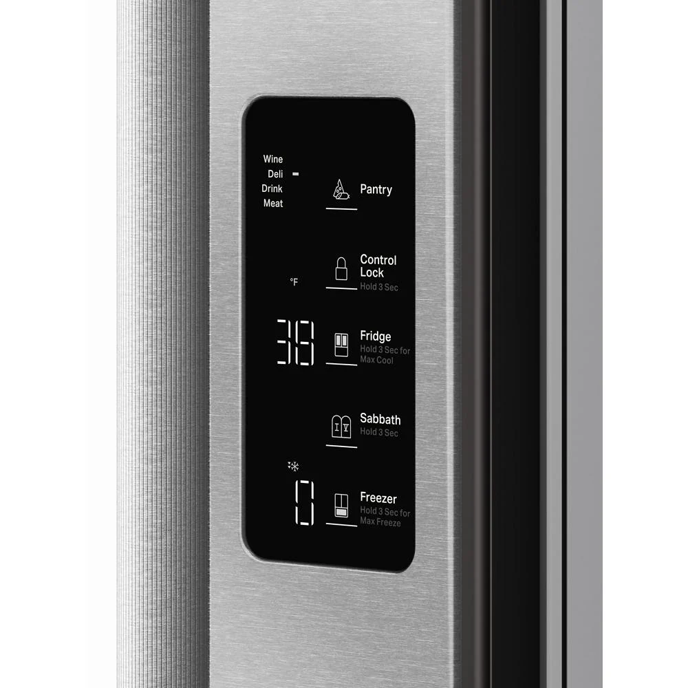 KitchenAid 36" 24.0 Cu. Ft. PrintShield Stainless Steel Counter-Depth French Door Refrigerator - KRFC236SPS - Image 9