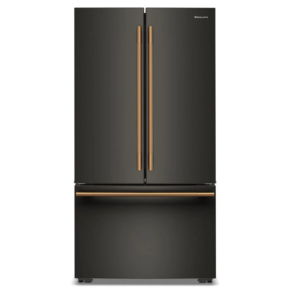 KitchenAid 36" 24.8 Cu. Ft. Black Ore Counter-Depth French Door Refrigerator with Internal Water Dispenser – KRFC336SBE - Image 8