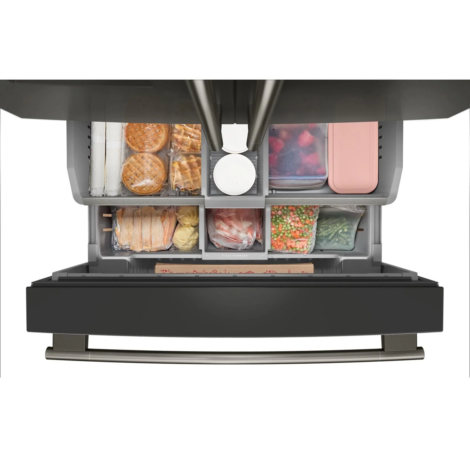 KitchenAid 36" 30 Cu. Ft. Black Ore French Door Refrigerator - KRFF436SBE - Image 7