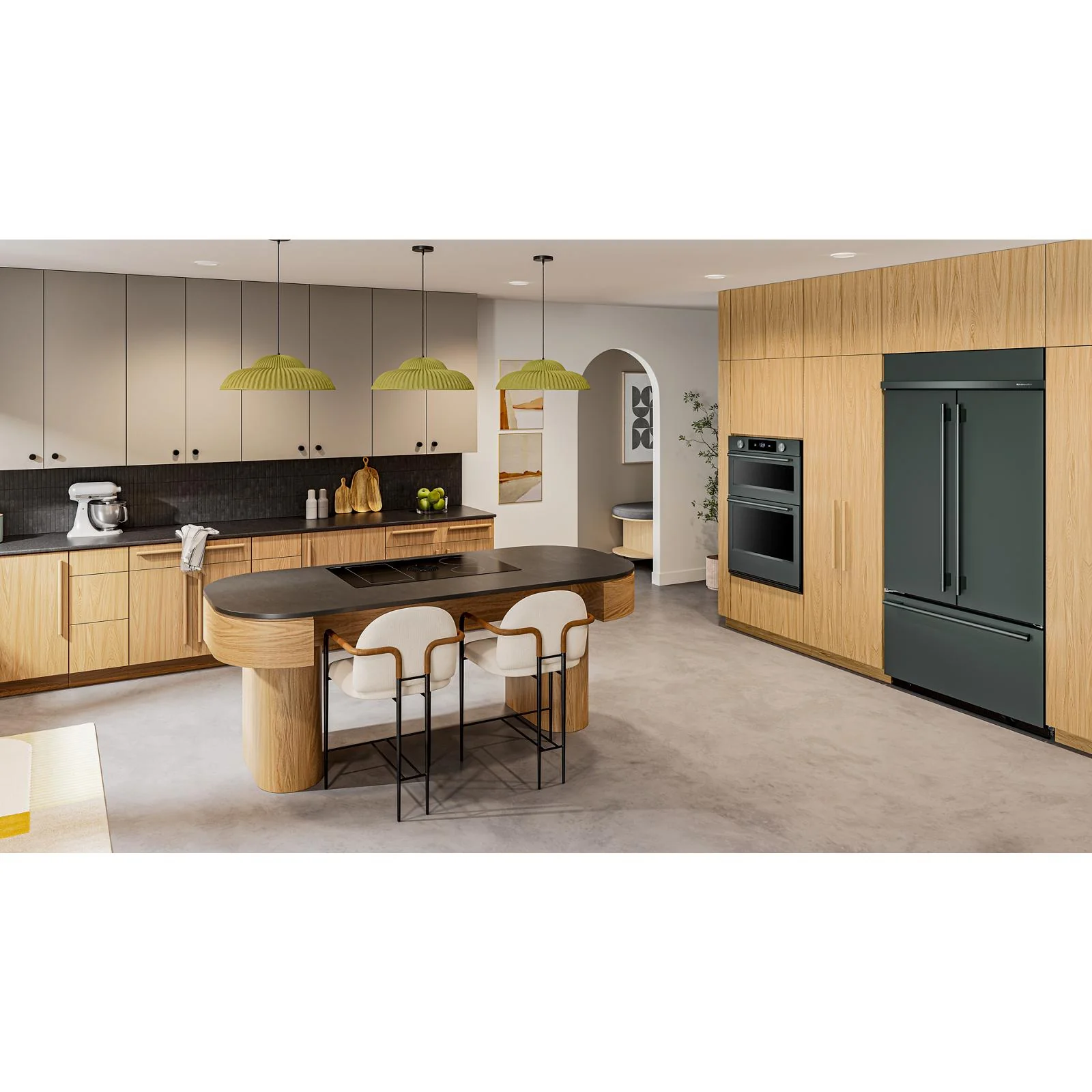 KitchenAid 42" 24.0 Cu. Ft. Juniper Built-In French Door Refrigerator - KBFN542SJP - Image 2