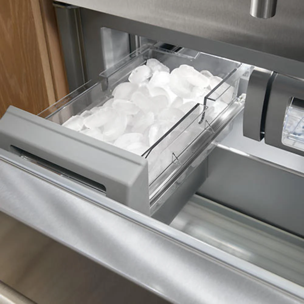 KitchenAid 42" 24.2 Cu. Ft. Panel-Ready Built-In French Door Refrigerator with Platinum Interior – KBFN542TPA - Image 8
