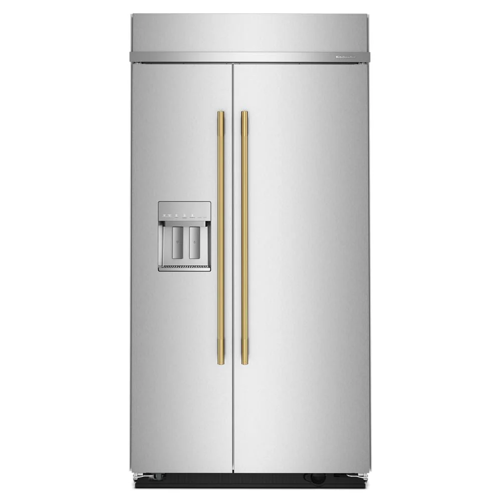 KitchenAid 42" 25.0 Cu. Ft. PrintShield Stainless Steel Built-In Side-by-Side Refrigerator - KBSD742SPS - Image 6