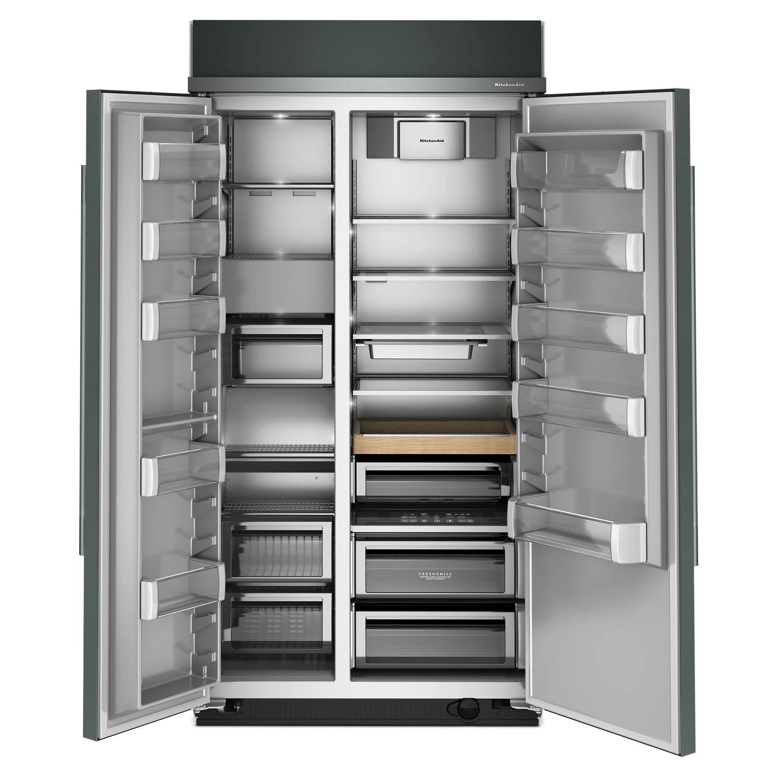 KitchenAid 42" 26.0 Cu. Ft. Juniper Built-In Side-by-Side Refrigerator - KBSN742SJP - Image 4
