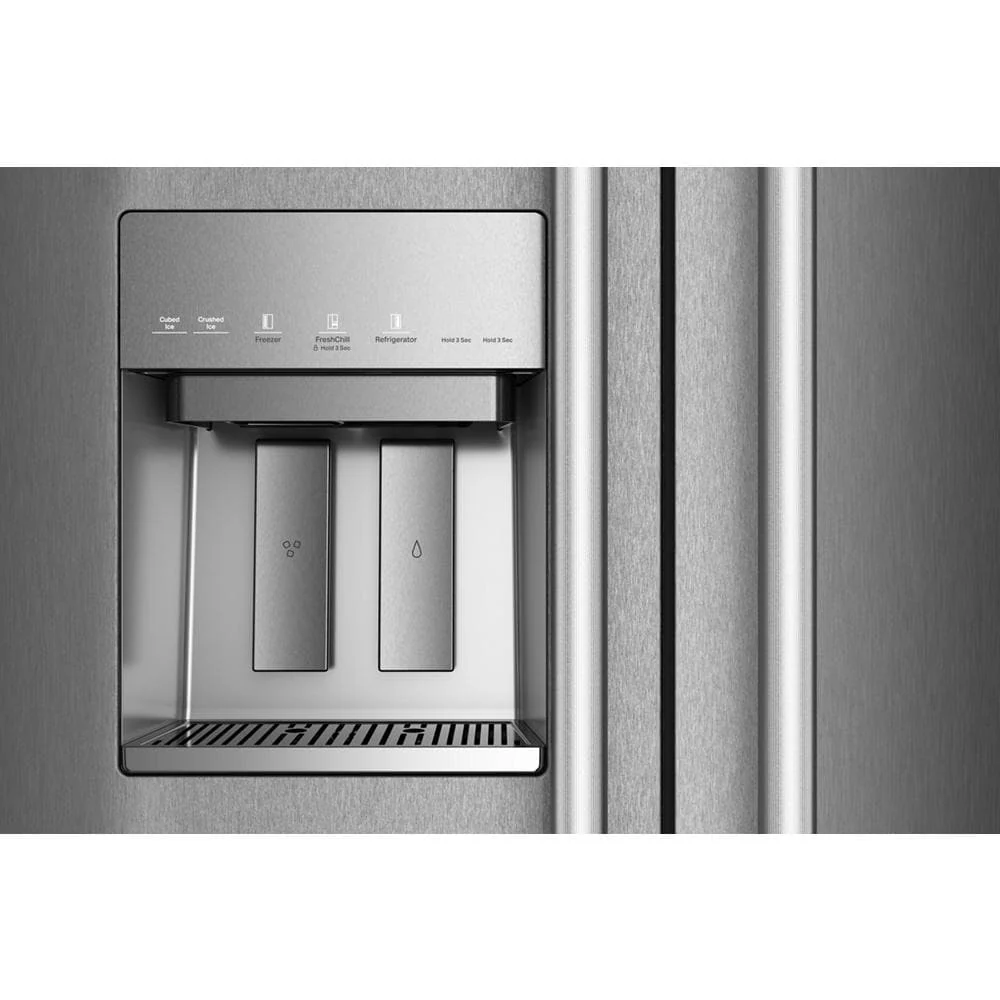 KitchenAid 48" 29.0 Cu. Ft. PrintShield Stainless Steel Built-In Side-by-Side Refrigerator - KBSD748SPS - Image 10