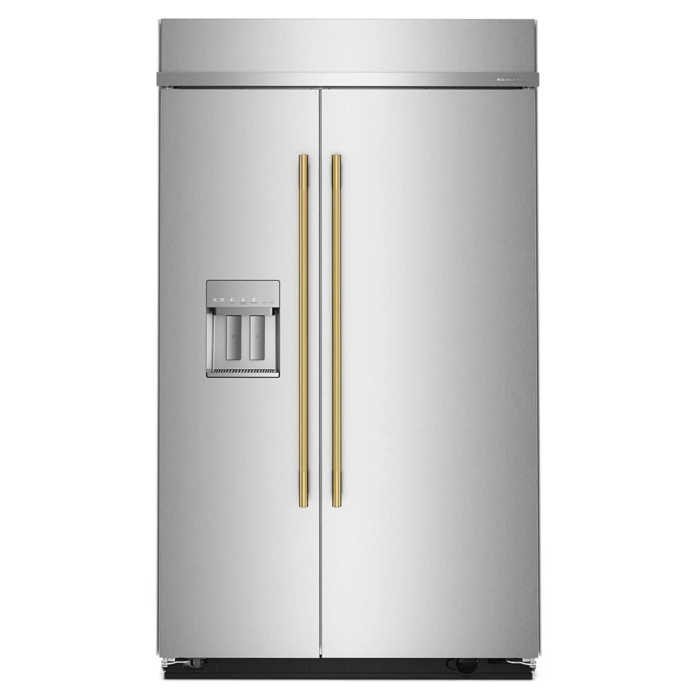 KitchenAid 48" 29.0 Cu. Ft. PrintShield Stainless Steel Built-In Side-by-Side Refrigerator - KBSD748SPS - Image 5