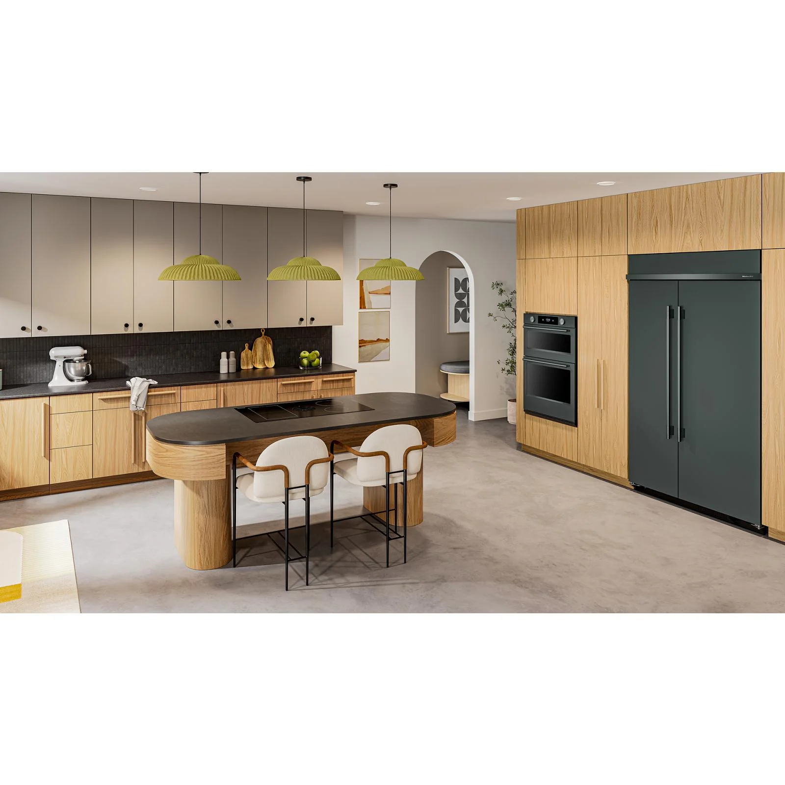 KitchenAid 48" 30.0 Cu. Ft. Juniper Built-In Side-by-Side Refrigerator - KBSN748SJP - Image 2