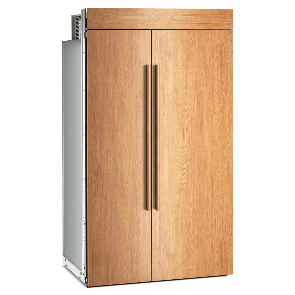 KitchenAid 48" 30.0 Cu. Ft. Panel-Ready Built-In Side-by-Side Refrigerator with Platinum Interior – KBSN748TPA - Image 4