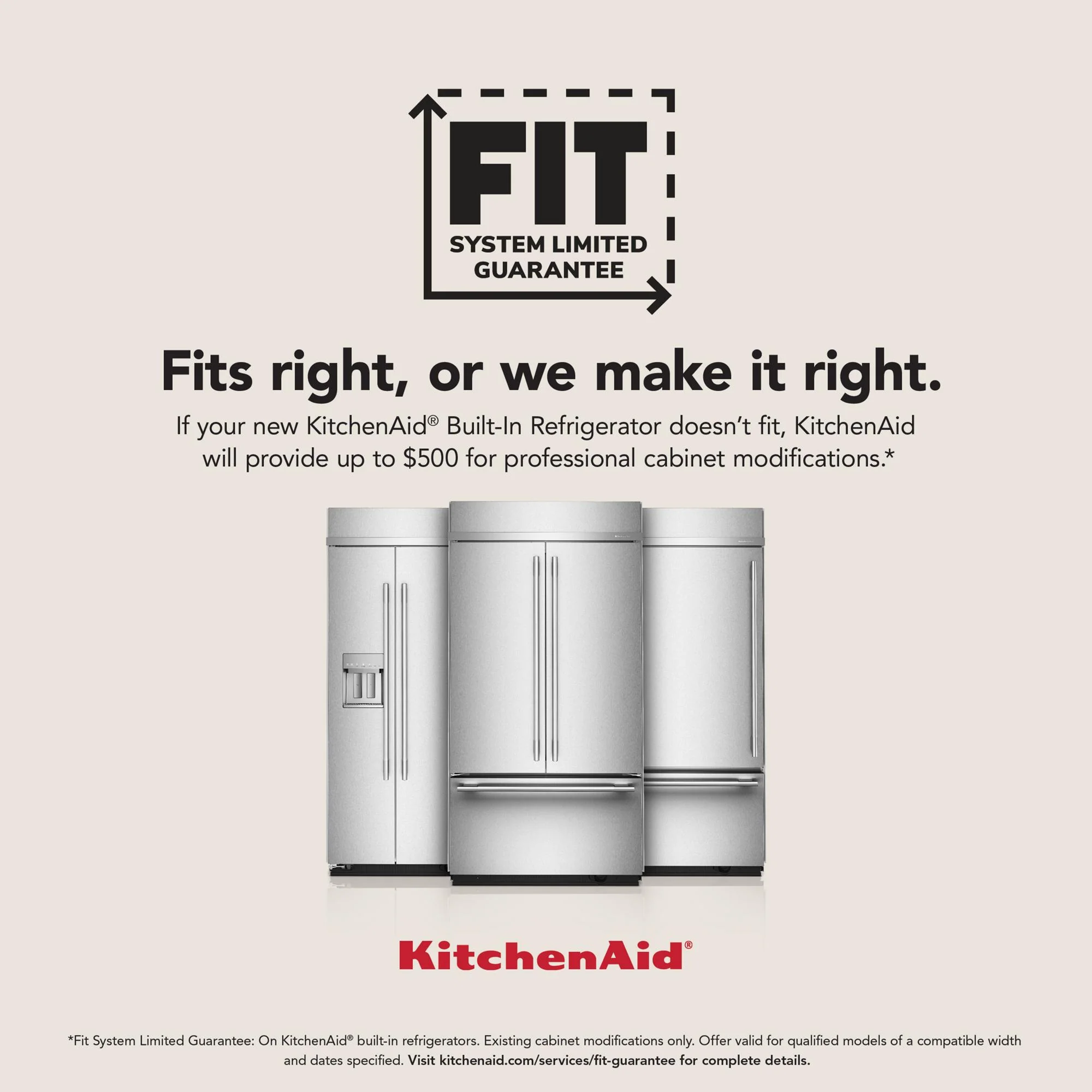 KitchenAid 48" 30.0 Cu. Ft. Panel-Ready Built-In Side-by-Side Refrigerator with Platinum Interior – KBSN748TPA - Image 8