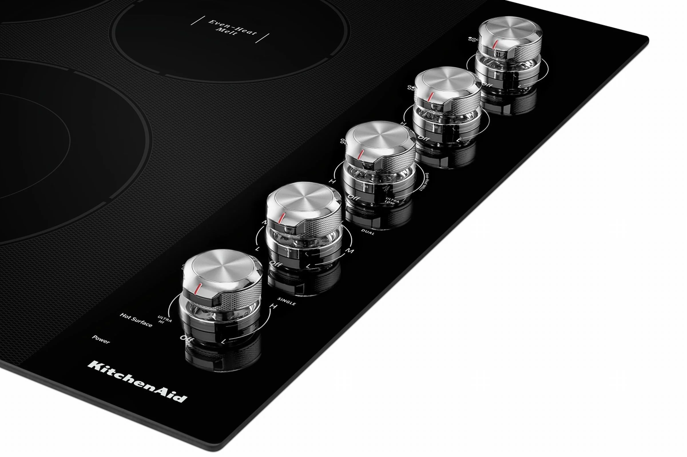 KitchenAid Black 30" Electric Cooktop - KCES550HBL - Image 2