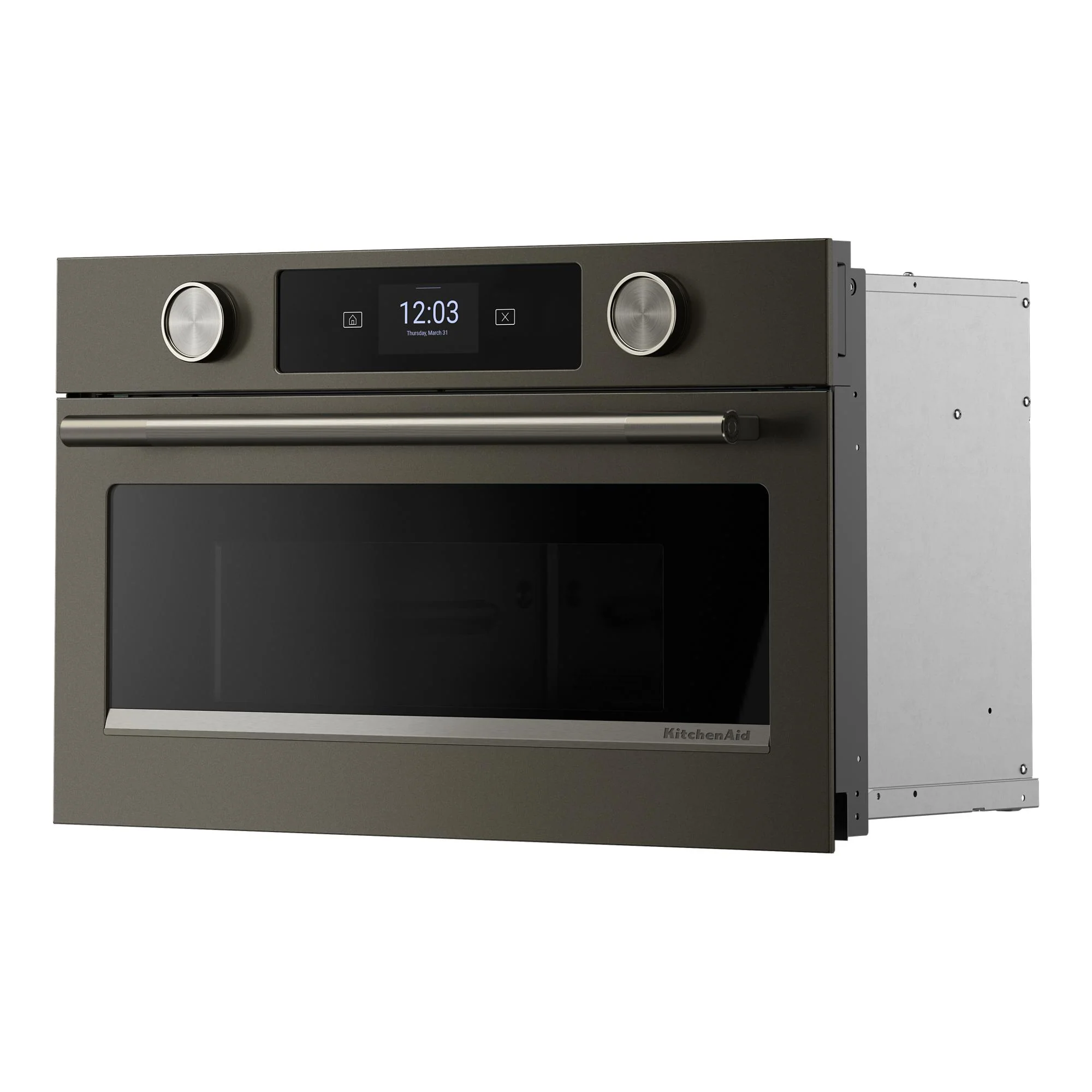 KitchenAid Black Ore 30 in. Built-In Convection Microwave (1.4 Cu. Ft.) - KMBS730SBE - Image 3