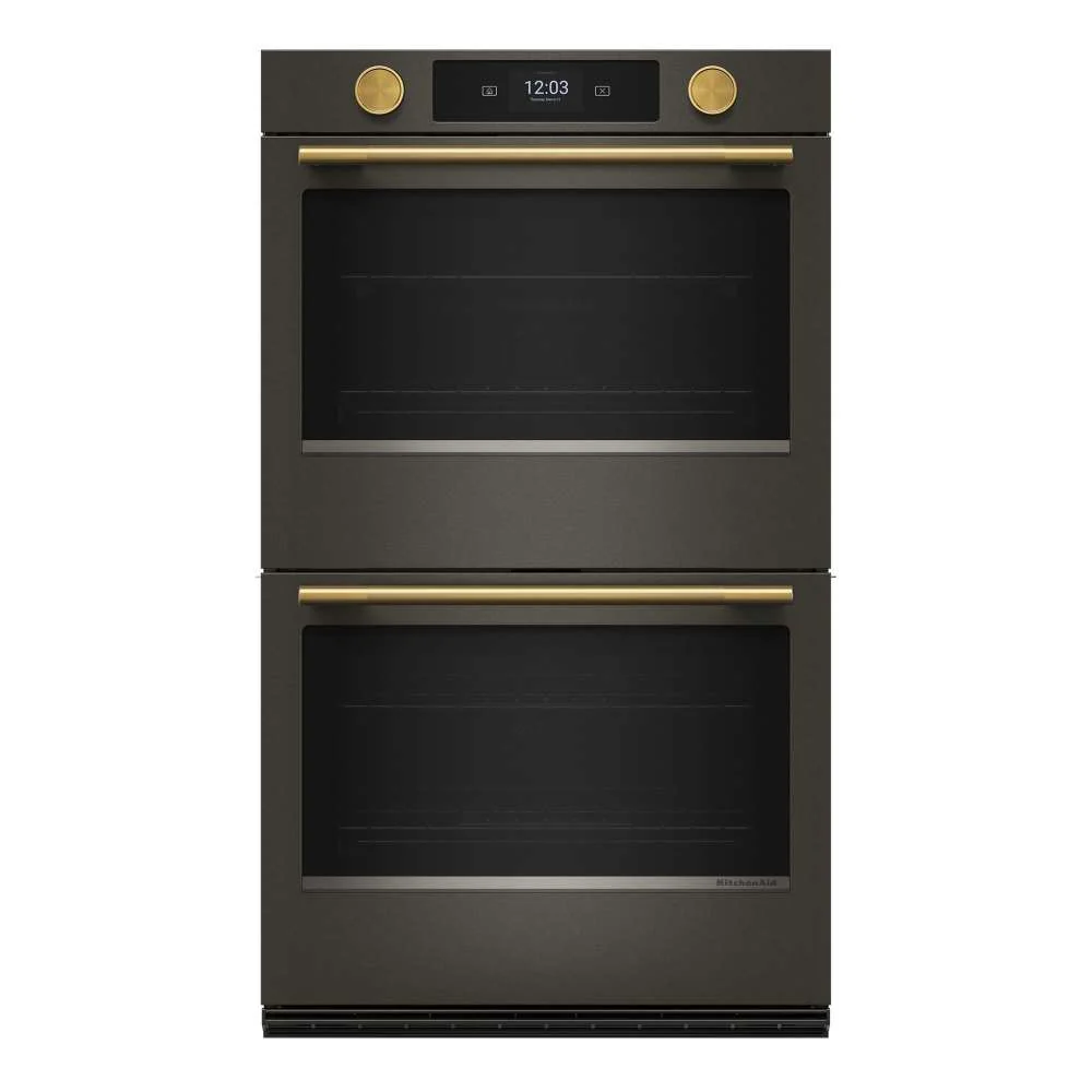 KitchenAid Black Ore 30" Smart Electric Double Wall Oven with Intelligent Cooking Camera (10 Cu. Ft.) - KOED930SBE - Image 9