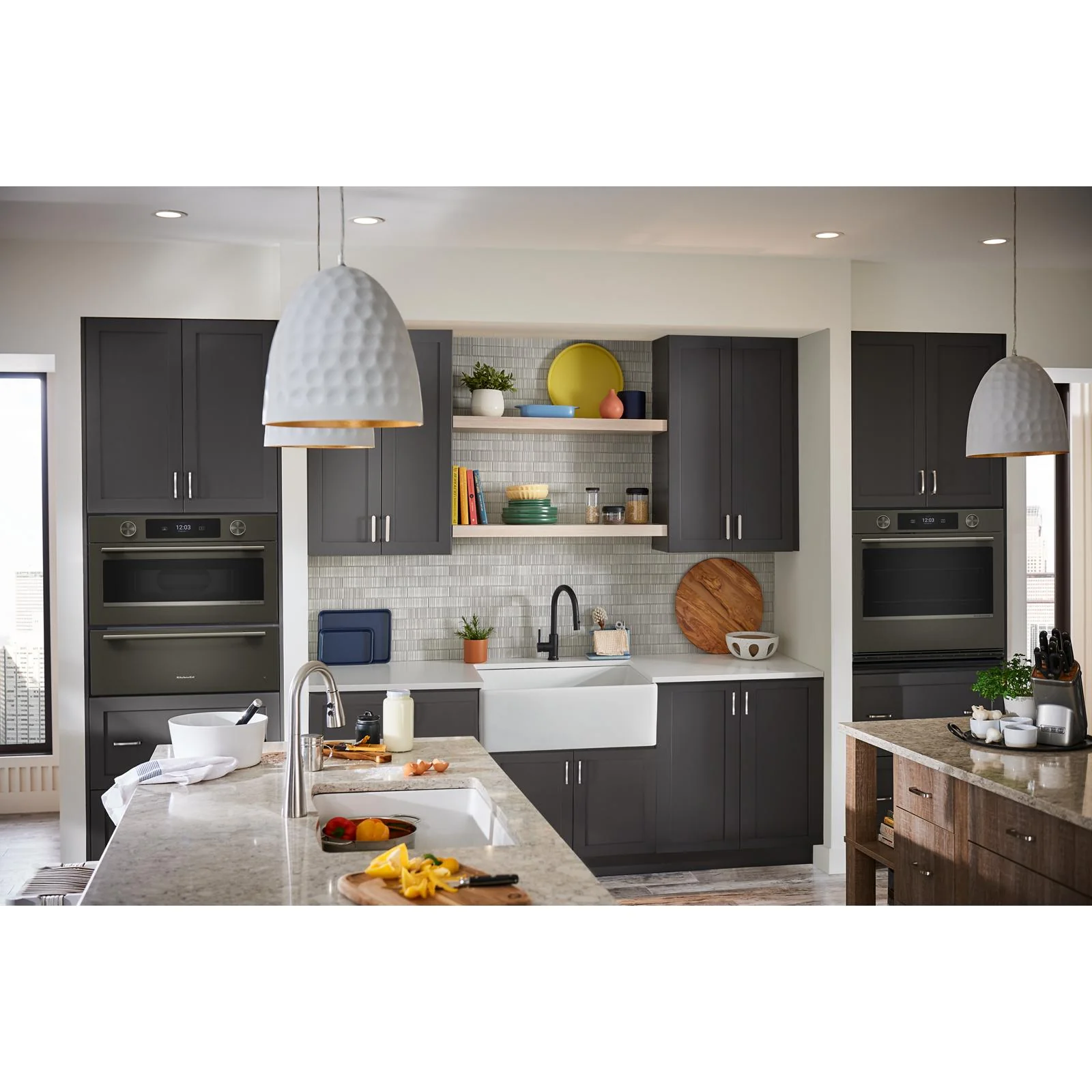 KitchenAid Black Ore 30" Wall Oven (5 cu ft) - KOES730SBE - Image 2