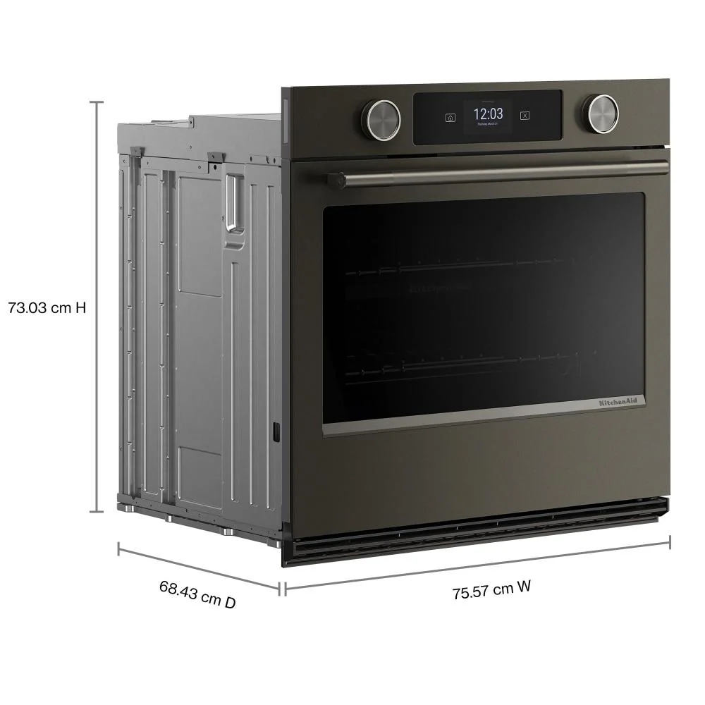 KitchenAid Black Ore 30" Wall Oven with Intelligent Cooking Camera (5 cu ft) - KOES930SBE - Image 3