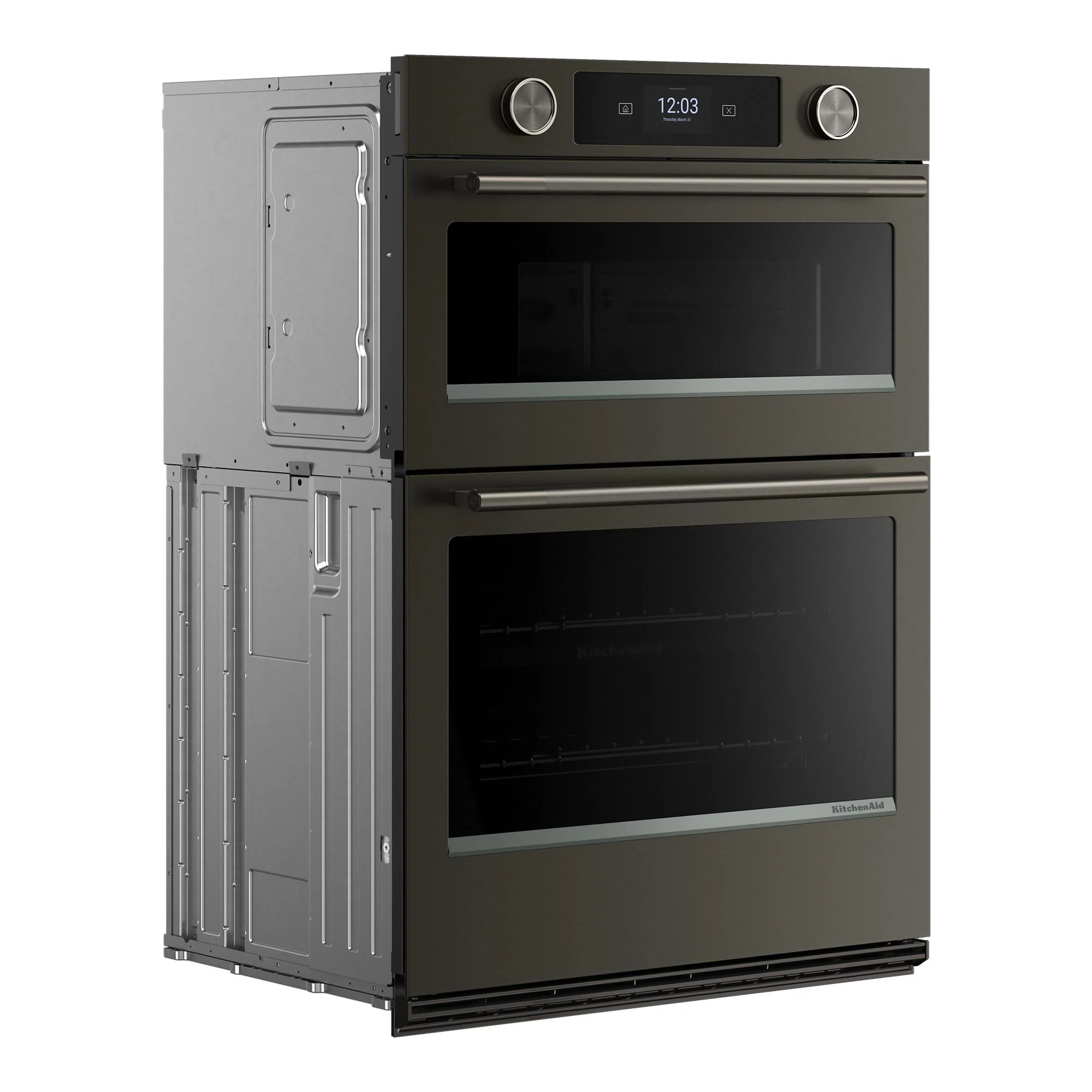 KitchenAid Black Ore 30" Wall Oven with Microwave (6.4 cu ft) - KOEC730SBE - Image 3