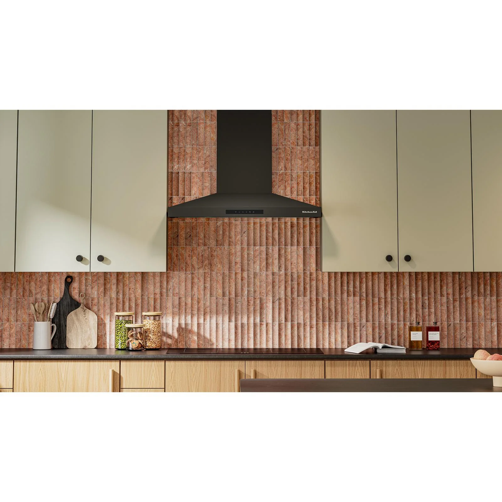 KitchenAid® Black Ore 36" 400 CFM Wall-Mount Canopy Hood - KVWC736SBE - Image 2