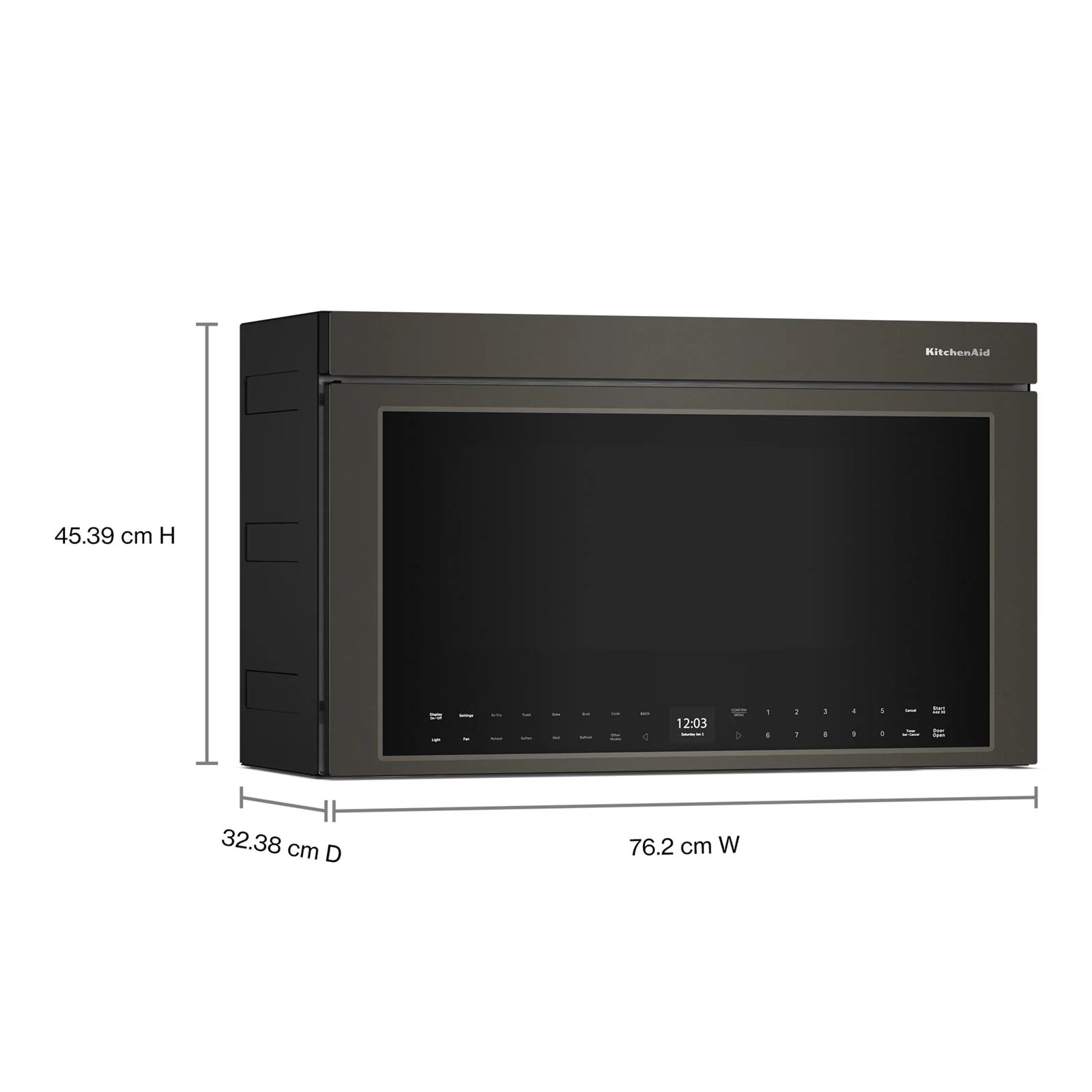 KitchenAid Black Ore Built-in Convection Microwave (1.1 Cu. Ft.) - YKMMF530PBE - Image 8