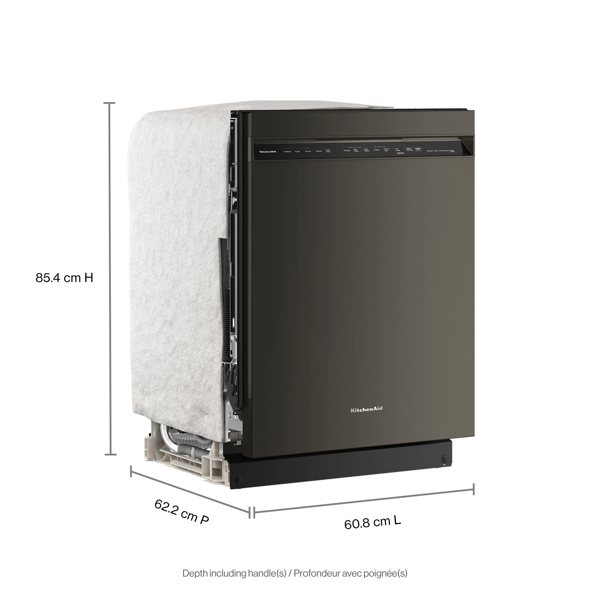 KitchenAid Black Ore Dishwasher (44 dBA) - KDFS424SBE - Image 6